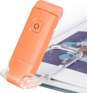 LED USB Rechargeable Book <b>Light</b> Ultralight 200mAh Built in Battery Silicone Adjustable Clip on <b>Light</b> Book <b>Light</b> - Product Image 5