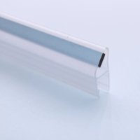 Perfil de PVC Súper Transparente Moderno al por Mayor de Fábrica, Tira Magnética de Sellado, Insonorizante y Duradera para Puertas y Ventanas