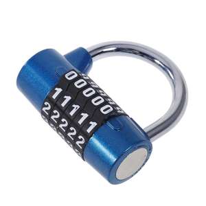 Serrure de <span class=keywords><strong>cadenas</strong></span> en alliage de Zinc, commande à distance avec LOGO personnalisé, 5 jeux de plongée sous-marine - Product Image 5