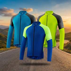 Maillot de cyclisme VTT homme été 2025 imprimé dégradé à manches courtes respirant léger séchage rapide - Product Image 3