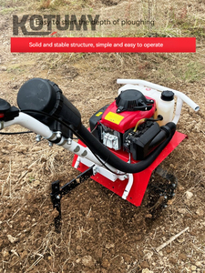 Motozappa Agricola Multifunzione Tiller Coltivatore per Diserbo Scavo Allentamento e Aratura del Terreno a Benzina Piccola Micro Motozappa - Product Image 5