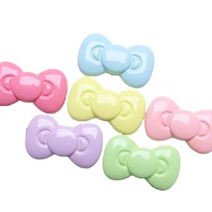 Acrylique En Gros DIY Cheveux Accessoires Pinces À Cheveux Matériaux Faits À La Main Crème Colle Téléphone Cas Autocollants Transparent Arc Amour - Product Image 1