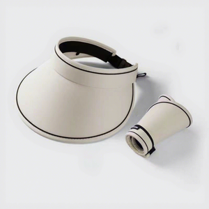 หมวกปีกกว้างสีฟ้าอ่อนปรับได้พับเก็บได้หมวกป้องกันแสงแดดกลางแจ้งฤดูร้อนสำหรับผู้ใหญ่ทุกเพศ - Product Image 6