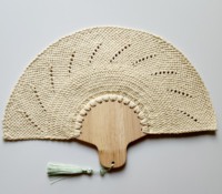 Élégantes décorations de mariage bohèmes vintage, éventails en paille tissés avec manche en bois personnalisés, souvenirs uniques pour demoiselles d'honneur, nouveauté