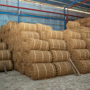 Rouleau de tapis écologique en fibre de coco naturelle, 65kg, 10m, marron pour pavage de passerelle à vendre - Product Image 3