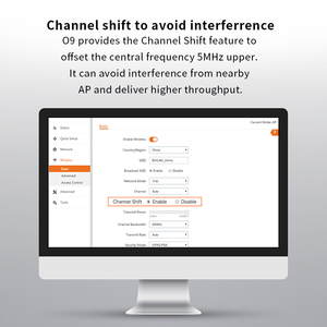 Tenda O9 25Km 5Ghz 11AC 867Mbps Ngoài Trời Wifi <span class=keywords><strong>Router</strong></span> CPE Không Dây Wifi Repeater Extender <span class=keywords><strong>Router</strong></span> AP Điểm Truy Cập Wifi - Product Image 5