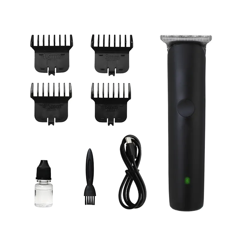 2024 Neuer Stil LED-Anzeige wasserdichter Mini-Electric-Herren-Haartrimmer tragbarer wiederaufladbarer Trimmer Usb-Aufladbarer Haartrimmer