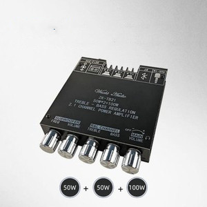 ZK-TB21 Tpa3116d2 Bt 5.0 Loa Siêu Trầm Board Khuếch Đại 2*50W Công Suất Kỹ Thuật Số Board Khuếch Đại Hifi Công Suất Cao Loa <span class=keywords><strong>2.1</strong></span> - Product Image 5