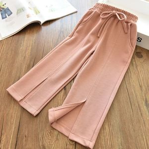 <span class=keywords><strong>Pantaloni</strong></span> per bambini con Logo personalizzato <span class=keywords><strong>pantaloni</strong></span> per <span class=keywords><strong>bambina</strong></span> <span class=keywords><strong>pantaloni</strong></span> in cotone <span class=keywords><strong>pantaloni</strong></span> Casual elastici a gamba larga - Product Image 2