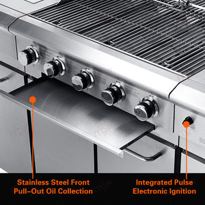 Vente en gros d'ensemble d'armoires de cuisine d'extérieur en acier inoxydable ensemble de cuisine d'extérieur <span class=keywords><strong>four</strong></span> <span class=keywords><strong>barbecue</strong></span> avec <span class=keywords><strong>four</strong></span> <span class=keywords><strong>barbecue</strong></span> pizza - Product Image 6