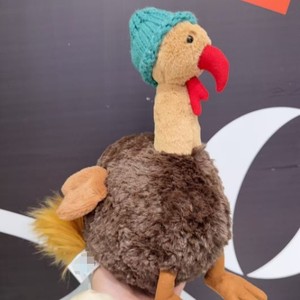 Peluche de Pavo Británico <span class=keywords><strong>Leo</strong></span>, Tela de Peluche Súper Suave, Relleno de Algodón PP, Tamaño 20-30cm, Muñeco de Peluche Unisex, Regalo - Product Image 4