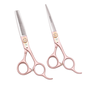 Tijeras de Barbero de 5.5" y 6", Tijeras de Corte de Pelo Japonesas de Acero Inoxidable, Tijeras de Entresacar, Tijeras de Pelo Profesionales, Tijeras de Barberí<span class=keywords><strong>a</strong></span> - Product Image 4