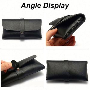 Wholesale Custom Glasses <b>case</b> Custom logo Luxury PU Leather <b>Sunglasses</b> Pouch Portable Dust-proof <b>Sunglasses</b> Storage <b>case</b> - Product Image 5