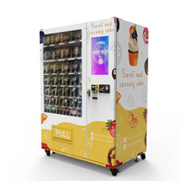 Distributeur automatique de gâteaux à écran tactile, affichage 22 pouces, fonction SDK, options de paiement multiples, surveillance à distance pour centres commerciaux