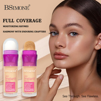 Applicateur éponge pour fond de teint, couvrance modulable, contrôle du sébum, résistant à l'eau, 6 teintes, OEM ODM, marque privée, logo personnalisé, vente en gros