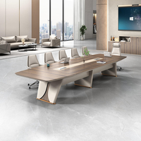 Table de conférence série Guanhe 3600x1500x750 GH-23, mobilier de bureau moderne, OEM/ODM, dimensions, couleur et logo personnalisables