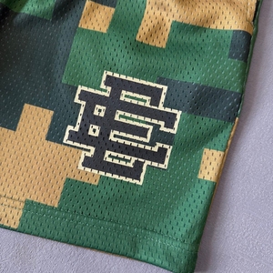 Short de sport EE taille basse unisexe en maille à séchage rapide, longueur trois-quarts au-dessus du genou, pour la plage et le basketball - Product Image 4