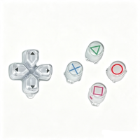 Pièce de rechange pour manette PS5 : Bouton directionnel en cristal, fonction D-pad, touches ABXY et levier analogique pour Astro Bot PS5