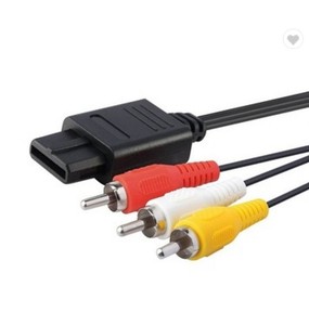 Cable av <span class=keywords><strong>N64</strong></span> de alta calidad para máquina de juegos, cable a macho para TV, venta al por mayor, barato - Product Image 4