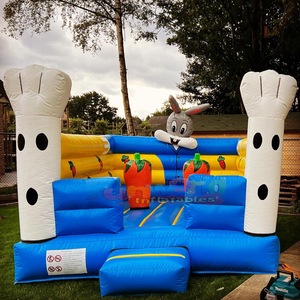 Castillo inflable comercial con forma de conejo para fiestas infantiles, brincolín inflable para niños. - Product Image 2