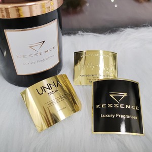 Personalizado en relieve de metal de aluminio etiqueta oro de metal Etiqueta Privada perfume de lujo logo pegatina diseñadores para <span class=keywords><strong>mi</strong></span> marca - Product Image 4