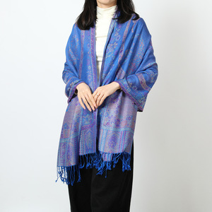 Ethnic Style Jacquard Cashew Fringed Shawl New Fall Winter Women's <strong>Scarf</strong> <strong>Pashmina</strong> <strong>Scarf</strong> - Product Image 1