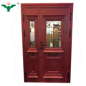 Principale in alluminio di sicurezza porta di casa con striscia di alluminio - Product Image 3