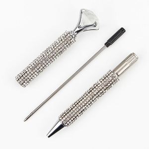 Luxury Big Diamond Crystal <b>Pen</b> Bling Rhinestone Retractable <b>Ballpoint</b> <b>Pen</b> Premium Shiny Writing <b>Pen</b> for Women Gift Office - Product Image 6
