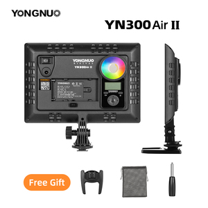 Panel de Luz LED RGB Yongnuo YN300Air <span class=keywords><strong>II</strong></span>, 3200K 5600K Bicolor, Iluminación de Relleno DSLR YN300Air <span class=keywords><strong>II</strong></span> para Cámaras Canon, Nikon y Sony - Product Image 3