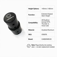 Extension de Guidon pour Trottinette Carbonrevo Dualtron – Robustesse Supérieure, Longue Durée de Vie, Qualité Premium, Ajustement Parfait