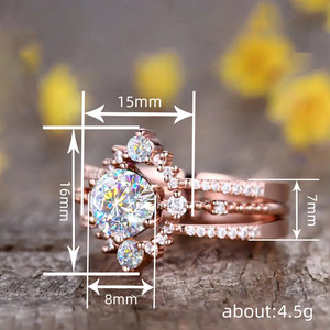 Anello con corona barocca per donna, ispirato al palazzo, elegante gioiello da dito alla moda - Product Image 4