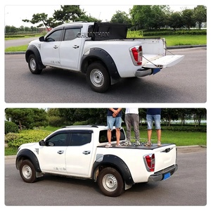 ฝาครอบรถกระบะอะลูมิเนียม <span class=keywords><strong>F150</strong></span>รถฟอร์ดแบบฝาพับ T6 T7/T8 Chevrolet Silverado Isuzu NP300-Hard - Product Image 3