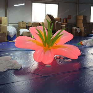 Fleur gonflable de <span class=keywords><strong>lys</strong></span> de prix usine avec GBR mené, <span class=keywords><strong>lys</strong></span> gonflable <span class=keywords><strong>géant</strong></span> pour la décoration - Product Image 3
