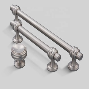 Mango de aleación de Zinc para muebles de China, barra en T sólida de oro y cromo, mango de lujo - Product Image 1