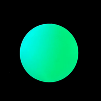 Esfera de Luz LED RGB de 15 cm con Cambio de Color, Lámpara Solar Decorativa para Jardín, Parque, Globo de Plástico, Esfera Luminosa