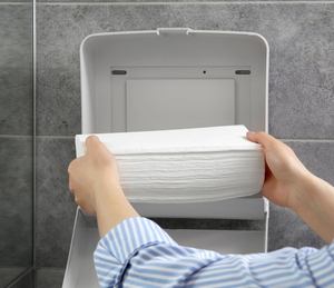 Gran oferta, desechable Premium blanca toalla de mano, pulpa de madera reciclada, diseño NFold ZFold para uso comercial en el hogar, papel higiénico - Product Image 4