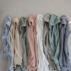 Nouveau style design couleur unie bébé <span class=keywords><strong>serviette</strong></span> poncho chaud doux sûr super absorbant changement poncho <span class=keywords><strong>serviette</strong></span> pour nouveau-nés - Product Image 5