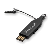 Stylus layar disesuaikan, Pendrive 32gb 64gb 128gb gantung di Ponsel kecepatan tinggi dengan logo Costom