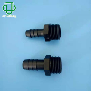 Jiyou 1/2Npt Threaded Barbed Connector For Rubber Hose Pipe 4-<b>13mm</b> Gas Liquid Pipeline Fitting - Product Image 1