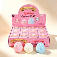 Jouets Tactiles Tendances en Gros : Squishies Kawaii Crème Fouettée à Remontée Lente, Jouets Apaisants Anti-Stress à Presser pour Enfants