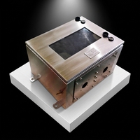 Boîtier de distribution électrique industriel en acier inoxydable SS304, étanche IP66, 220V 10A, certifié CE pour la commande et l'automatisation électrique