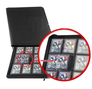 YY ห่วงใส่การ์ดการซื้อขาย9ช่องสำหรับใส่บัตร360อัลบั้มโหลดด้านข้างสำหรับการ์ดกีฬา TCG โลโก้ที่กำหนดเองขายส่ง - Product Image 4