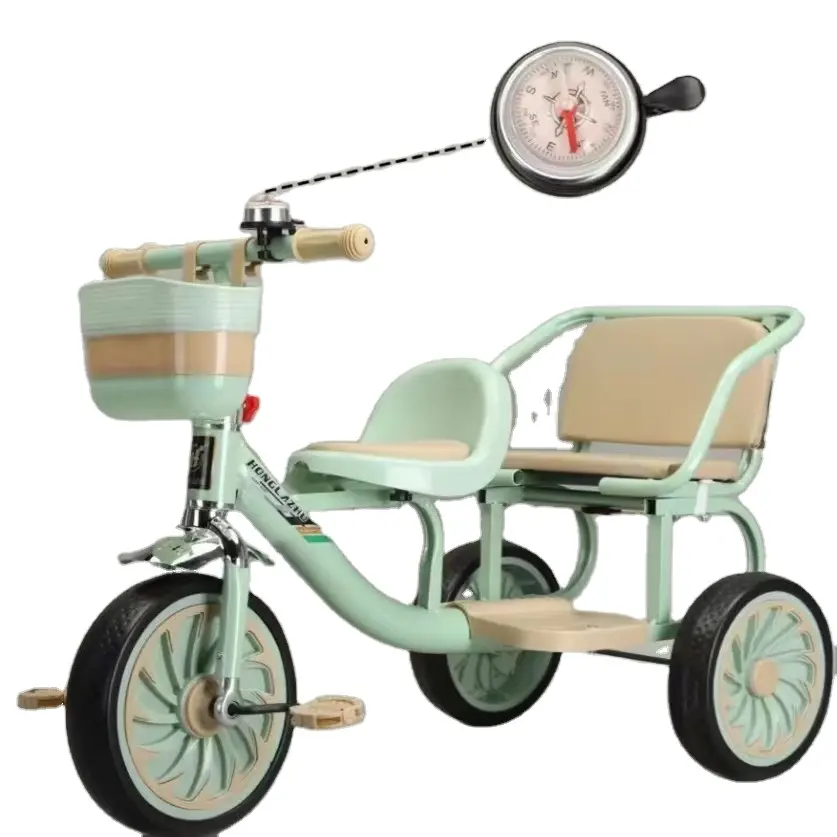 Tricycle de bébé d'enfant en bas âge confortable avec le poids léger incurvé de Seat de forme