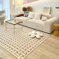 Style rétro français Ins Style nordique Simple moderne médiéval chambre tapis de chevet Polyester rembourré en gros