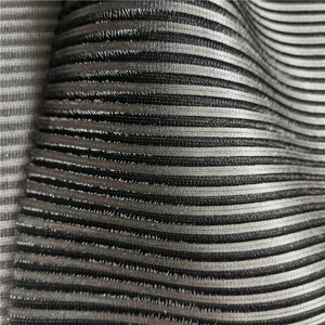 High Quality <strong>Stripe</strong> Mesh Knitted Hexagonal 3D air Layer Sandwich Mesh Garment Chair Mesh Fabric Mattress - Product Image 4