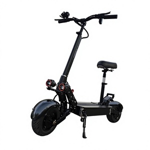 Scooter Eléctrico Todoterreno Geofought M7, Plegable, 60-120 KM de Autonomía, Batería de Litio de 60V 30-40AH, Color Negro, 80 KM/H, Scooter Eléctrico para Adultos con Asiento - Product Image 2