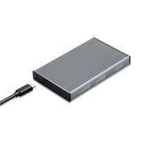 NOUVEAU Disque dur externe portable de 2,5 pouces, 2 To, interface Type-C, USB 3.1, port SATA, haute vitesse, coque métallique