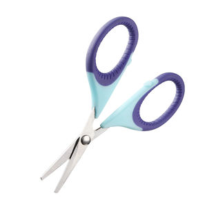 مقصات منزلية للمكتب متعددة الأغراض من الفولاذ المقاوم للصدأ 2Cr13 ممتازة ، حافة مسننة جزئيًا PP + TPR - Product Image 4