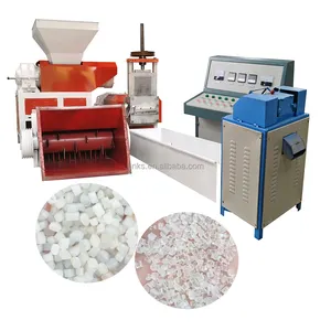 Eps foam particle making granulate forming machine styrofoam hot melt crushing pelletizer pelletizing machine