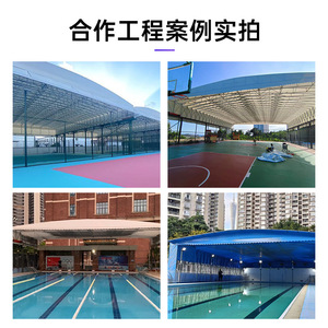 Plato Electric Sliding Awning Galvanized Steel Pipe PVC <b>Tarpaulin</b> <b>Waterproof</b> For Factory Warehouse Outdoor Use - Product Image 2